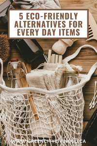 5 Eco-Friendly Alternatives for Every Day Items